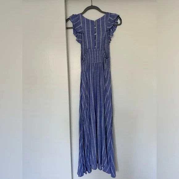 Chambray Butterflies Maxi by Free People - Picture 7 of 11